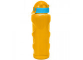 Бутылка для воды LIFESTYLE со шнурком, 500 ml., anatomic, прозрачно/желтый КК0157