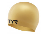 Шапочка для плавания TYR Wrinkle Free Silicone Cap LCS-710 золотистый
