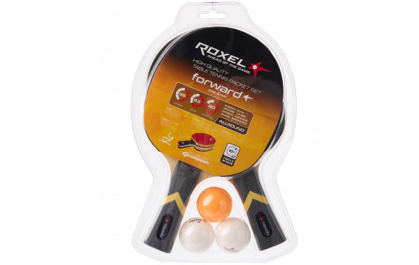 Набор для настольного тенниса Roxel Forward, 2 ракетки, 3 мяча 600_380