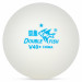 Мяч для настольного тенниса Double Fish No-Star Ball dV40+мм, плаcтик, упак.100 шт V40+ белый 75_75