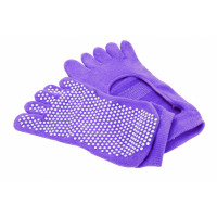 Носки противоскользящие, открытые Bradex SF 0347 фиолетовый