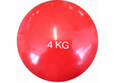 Мяч Пилатес (Медбол) с утяжелителем 4 кг, d21 см, цвета в ассортименте