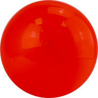 Мяч для художественной гимнастики однотонный d19см AG-19-02 ПВХ, оранжевый