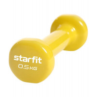 Гантель виниловая Core 0,5 кг Star Fit DB-101 желтый