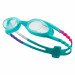 Очки для плавания детские ПРОЗРАЧНЫЕ линзы, нерегул .пер., бирюзовая оправа Nike Easy Fit NESSB166339 75_75