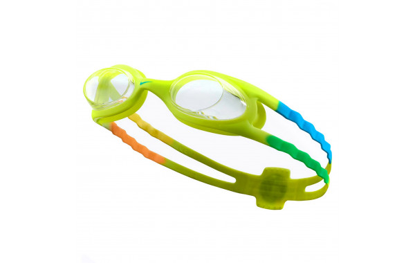 Очки для плавания детские ПРОЗРАЧНЫЕ линзы, нерегул .пер., желтая оправа Nike Easy Fit NESSB166312 600_380