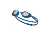 Очки для плавания Nike Vapor, NESSA177444, дымчатые линзы, FINA Approved, смен.перенос., синяя оправа