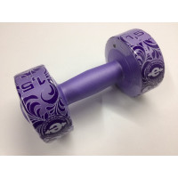 Гантель (корпус пластик 1,5 кг Euro Classic фиолетовый