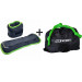 Утяжелители Sportex ALT Sport (2х1,5кг), нейлон, в сумке HKAW104-1 черный с зеленой окантовкой 75_75