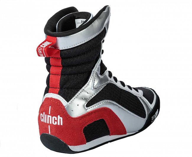 Боксерки Clinch Olimp Limited Edition черно-серебристо-сине-красные C416 650_531