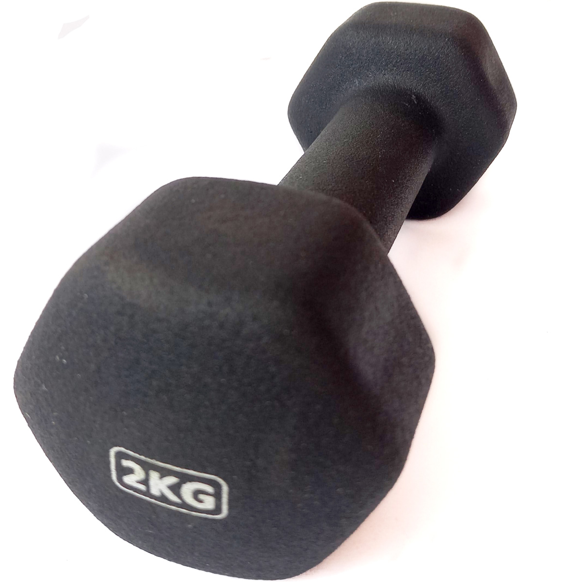 Гантель неопреновая 2,0 кг (черная) Sportex HKDB118-2.0 1200_1200