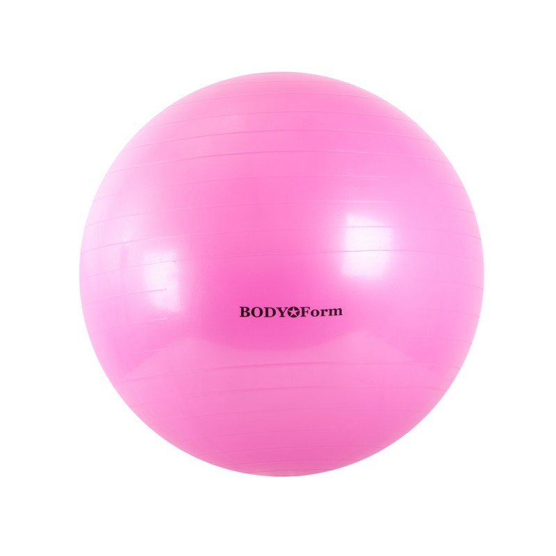 Гимнастический мяч Body Form BF-GB01 D65 см. розовый 800_800
