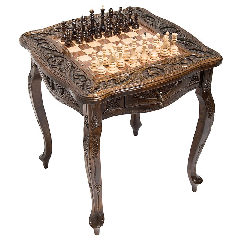 Стол ломберный шахматный Haleyan 800_800