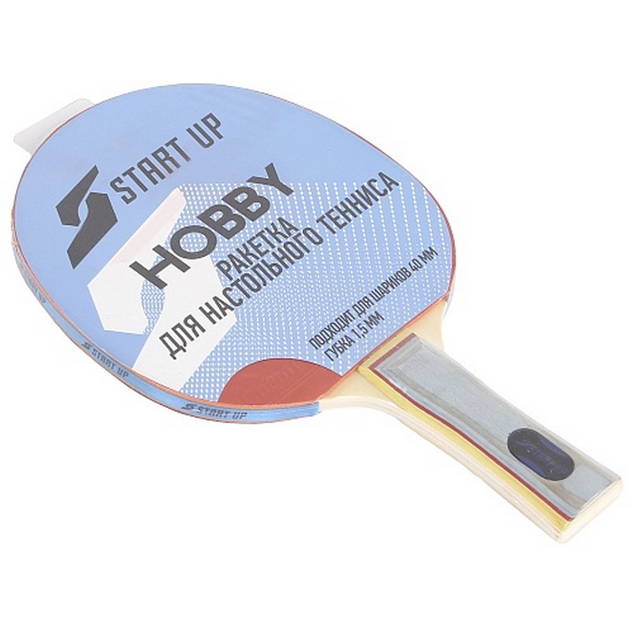 Ракетка для настольного тенниса Start Up Hobby 0Star (9850) (прямая ручка) 700_700